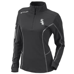 Chicago White Sox Columbia Women's Omni-Wick Shotgun Quarter-Zip Pullover Top - Charcoal Pullover