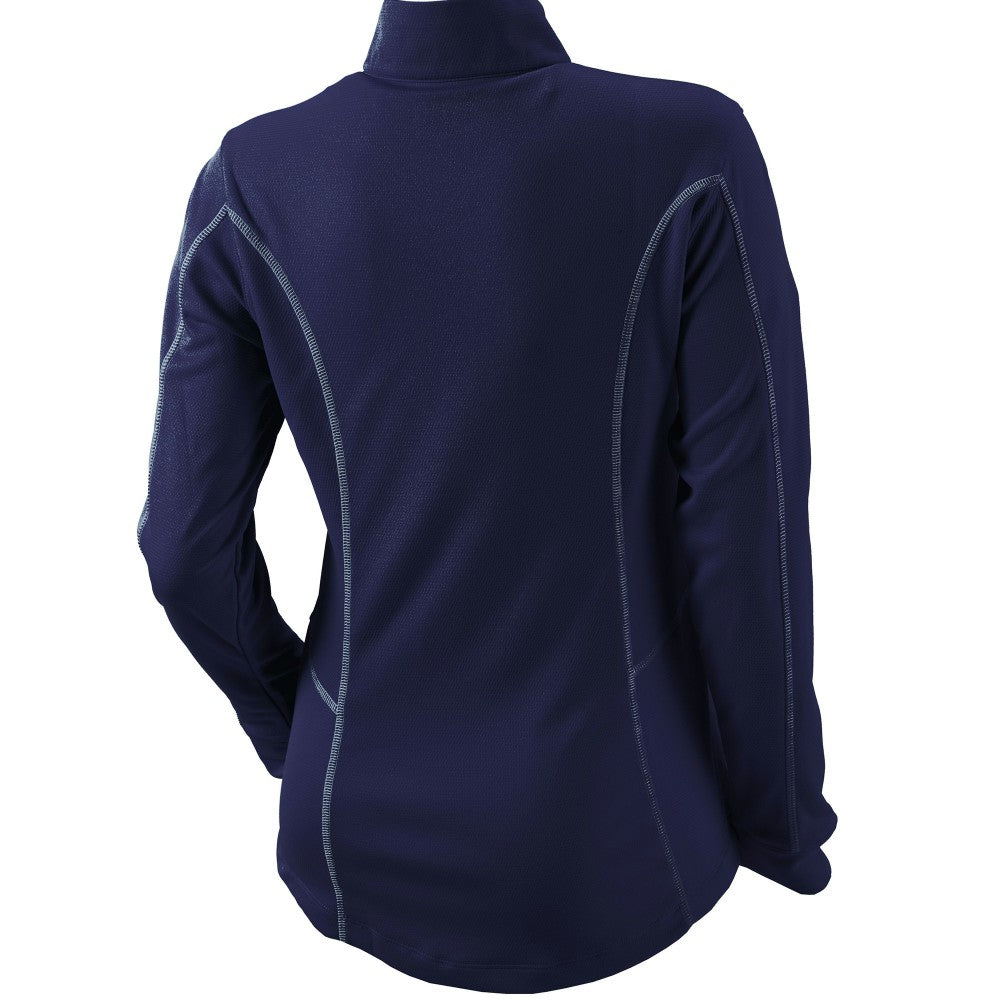 Cleveland Guardians Columbia Women's Omni-Wick Shotgun Quarter-Zip Pullover Top - Navy Pullover