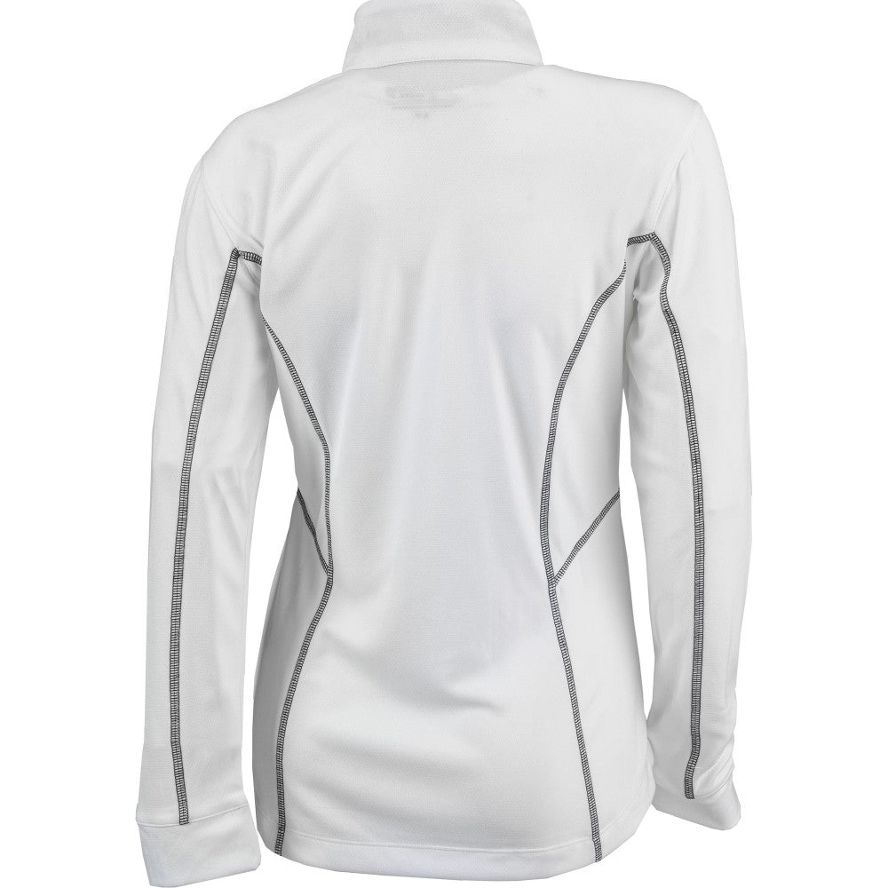 Los Angeles Dodgers Columbia Women's Omni-Wick Shotgun Quarter-Zip Pullover Top - White Pullover
