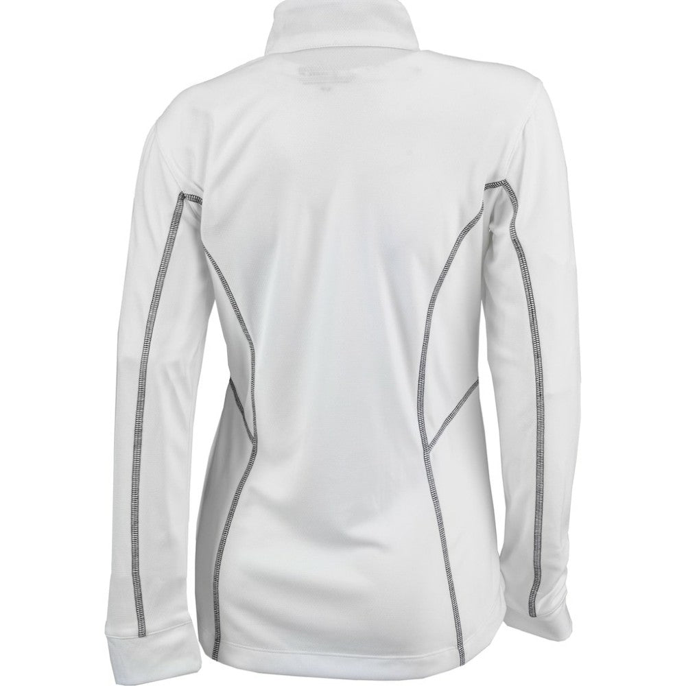 Seattle Mariners Columbia Women's Omni-Wick Shotgun Quarter-Zip Pullover Top - White Pullover