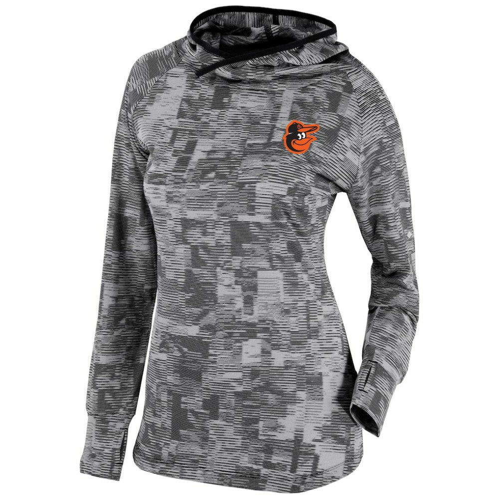 Baltimore Orioles Columbia Women's Omni-Wick Sunday Ball Pullover Hoodie - Black Hoodies