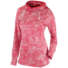 Cincinnati Reds Columbia Women's Omni-Wick Sunday Ball Pullover Hoodie - Red Hoodies