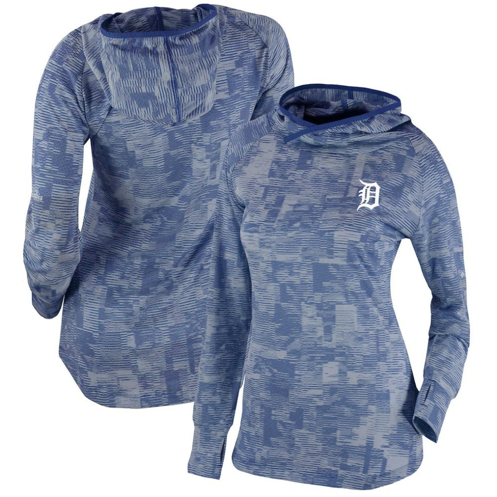 Detroit Tigers Columbia Women's Omni-Wick Sunday Ball Pullover Hoodie - Navy Hoodies