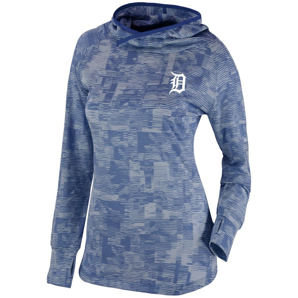 Detroit Tigers Columbia Women's Omni-Wick Sunday Ball Pullover Hoodie - Navy Hoodies