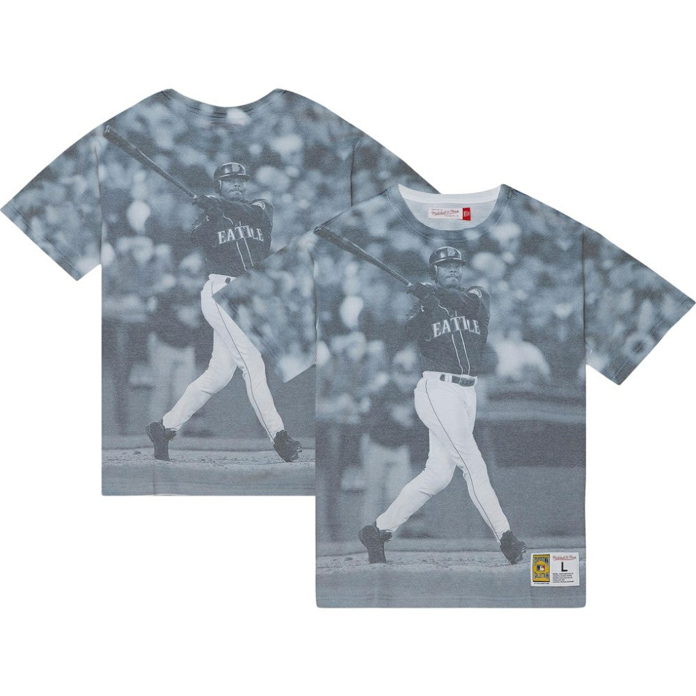 Ken Griffey Jr. Seattle Mariners Mitchell & Ness Cooperstown Collection Highlight Sublimated Player Graphic T-Shirt T-shirts