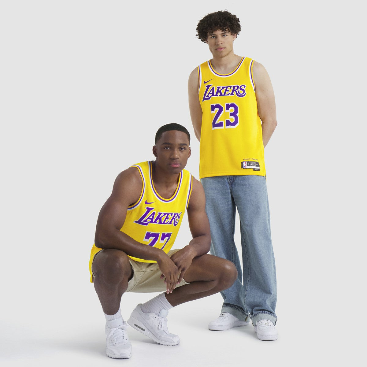 LeBron James Los Angeles Lakers Unisex Swingman Jersey Icon Edition Gold