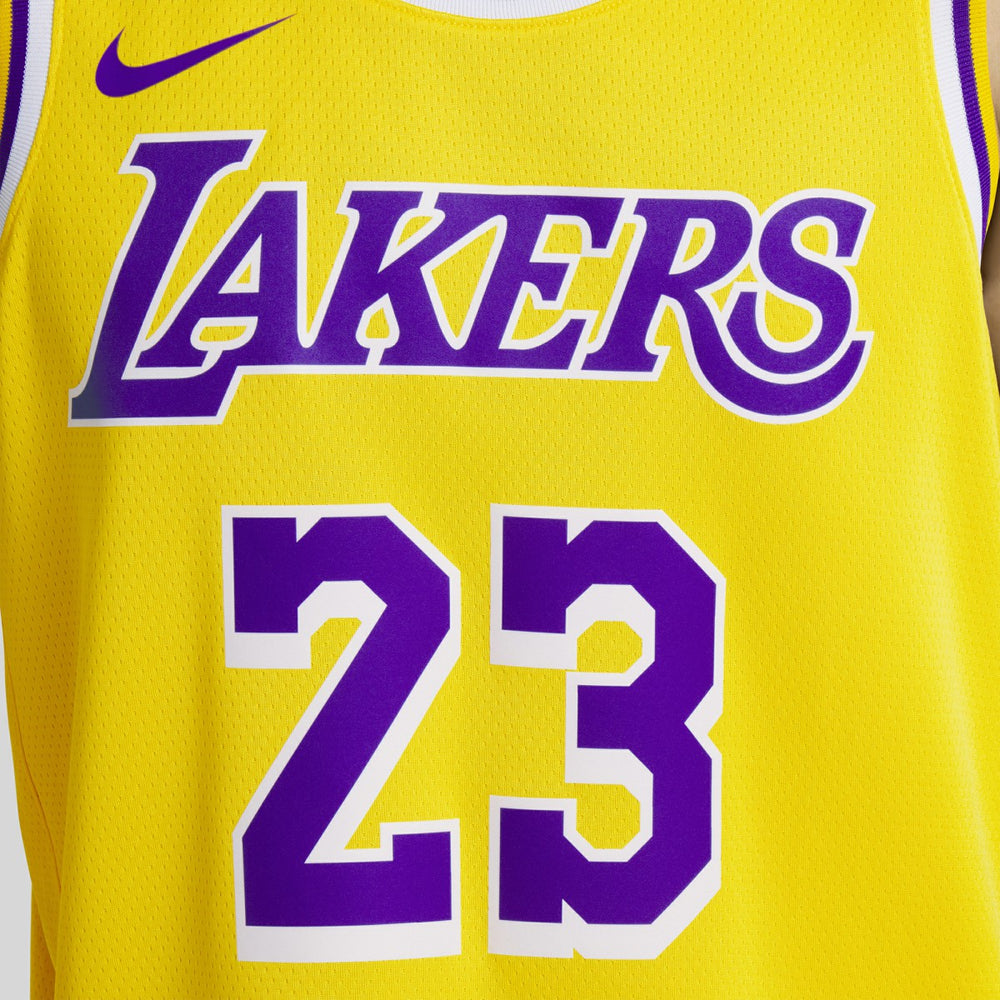 LeBron James Los Angeles Lakers Unisex Swingman Jersey Icon Edition Gold