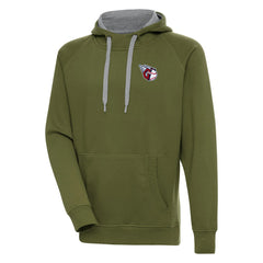Cleveland Guardians Antigua Victory Pullover Hoodie - Olive Hoodies