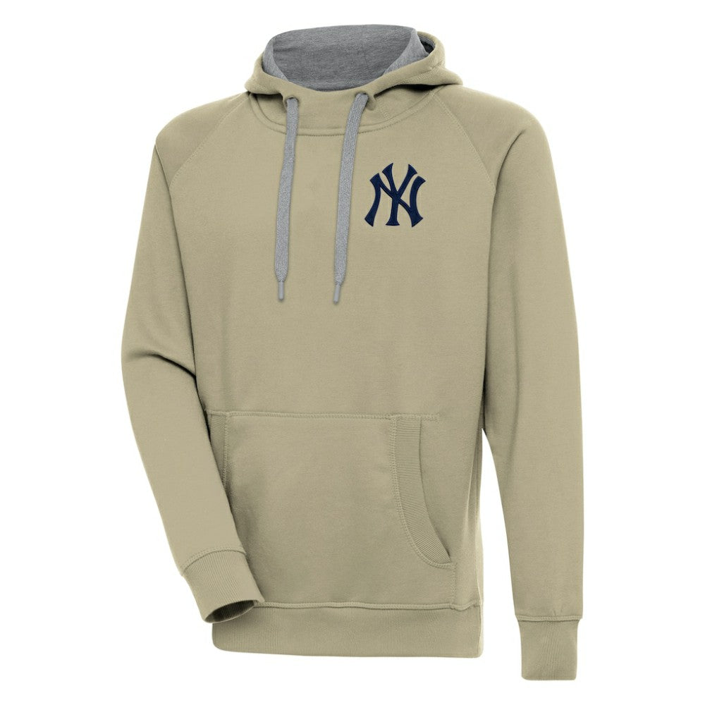 New York Yankees Antigua Victory Pullover Hoodie - Khaki Hoodies