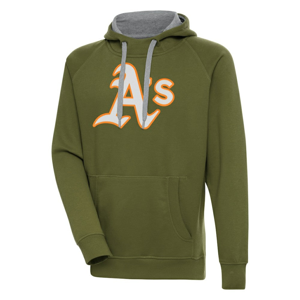 Athletics Antigua Victory Pullover Hoodie - Olive Hoodies