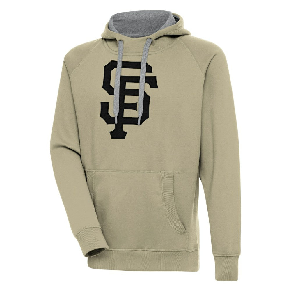 San Francisco Giants Antigua Victory Pullover Hoodie - Khaki Hoodies