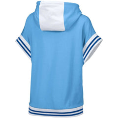 Boston Red Sox Lusso Women's Mabel Tri-Blend Short Sleeve Pullover Hoodie - Light Blue Hoodies