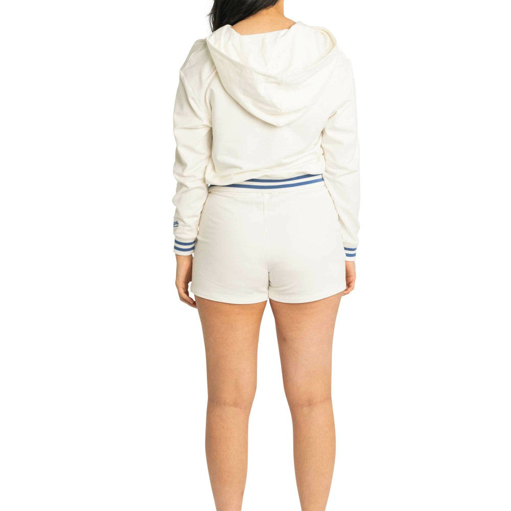 Los Angeles Dodgers Lusso Women's Maeg Tri-Blend Pocket Shorts - White Shorts
