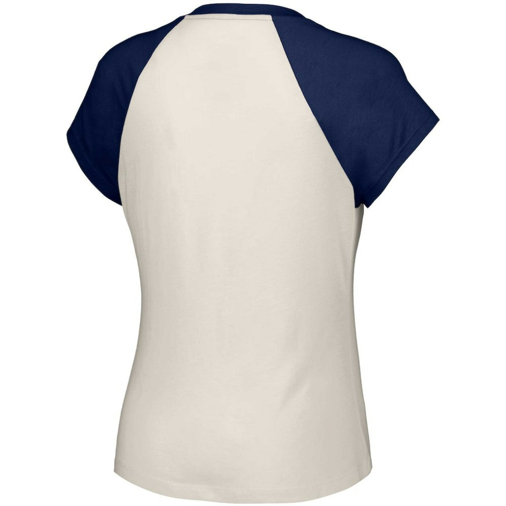 Boston Red Sox Lusso Women's Nikki Raglan T-Shirt - White T-shirts