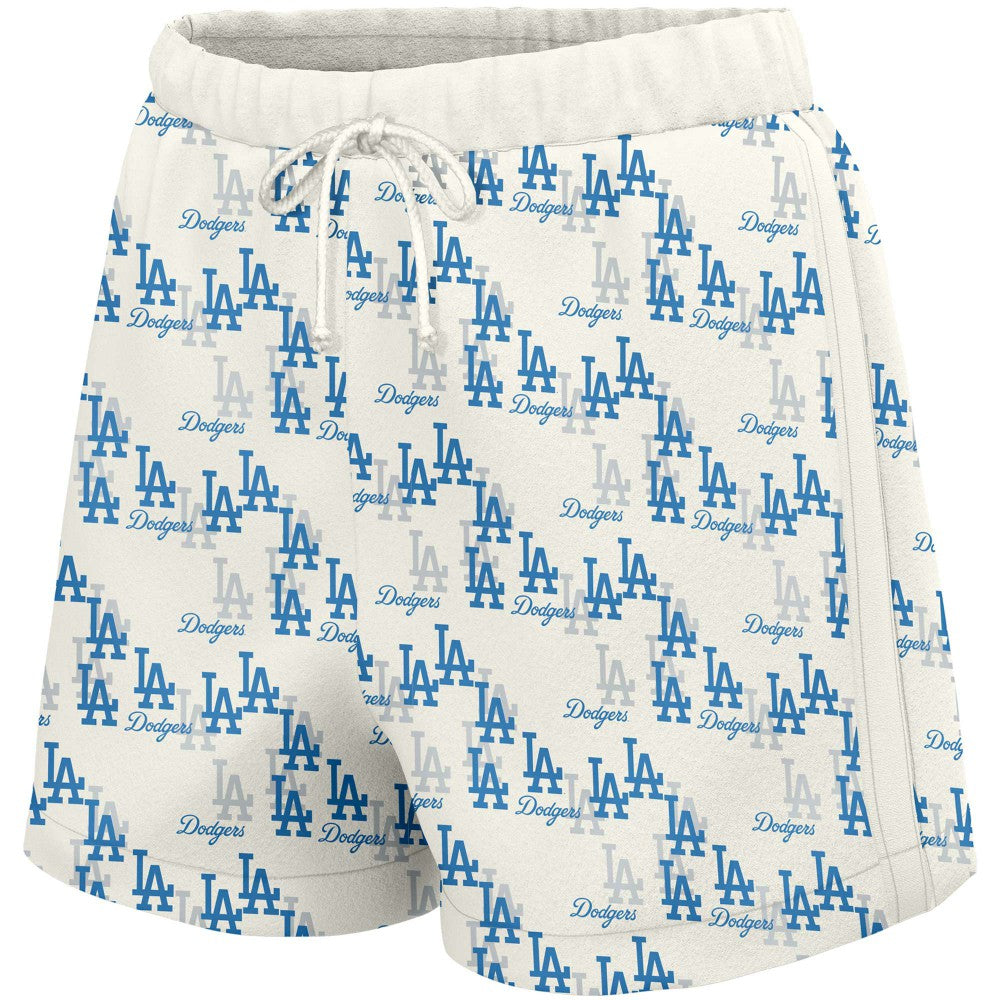 Los Angeles Dodgers Lusso Women's Marge Shorts - White Shorts