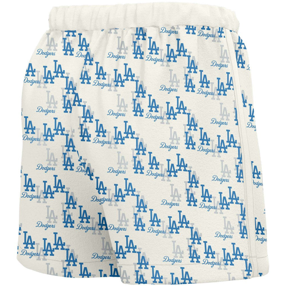 Los Angeles Dodgers Lusso Women's Marge Shorts - White Shorts