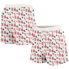 Boston Red Sox Lusso Women's Marge Shorts - White Shorts