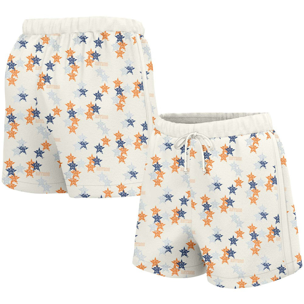Houston Astros Lusso Women's Marge Shorts - White Shorts