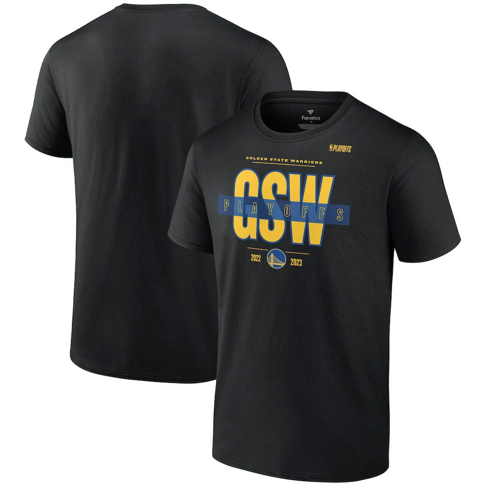 Golden State Warriors 2023 NBA Playoffs Jump Ball T-Shirt Black
