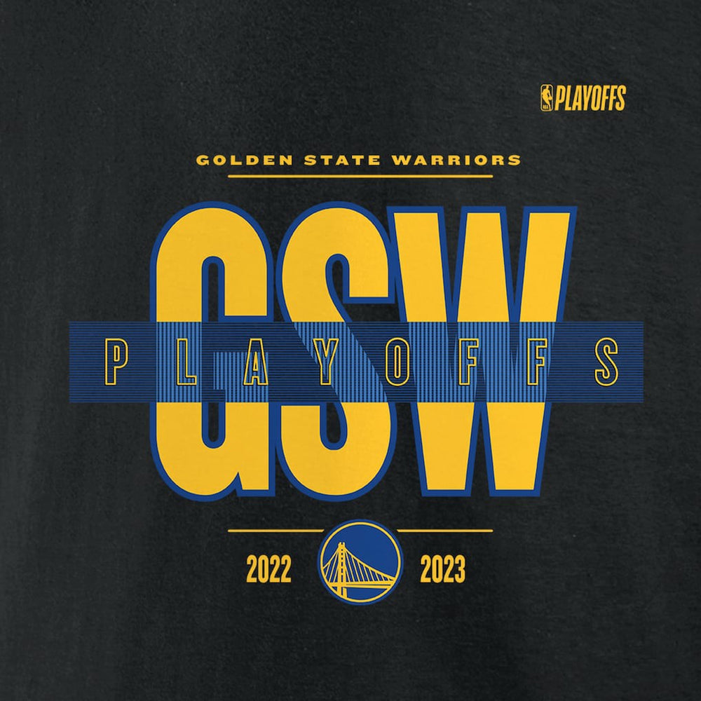 Golden State Warriors 2023 NBA Playoffs Jump Ball T-Shirt Black