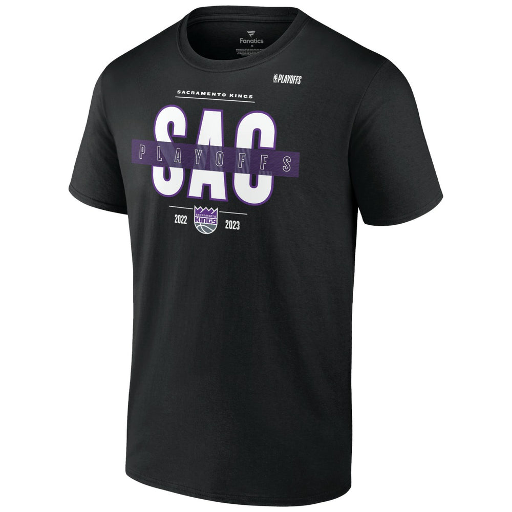 Sacramento Kings 2023 NBA Playoffs Jump Ball T-Shirt Black