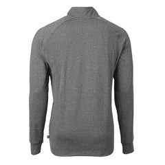 Baltimore Orioles Cutter & Buck Adapt Eco Knit Stretch Recycled Quarter-Zip Pullover Top - Heather Black Pullover