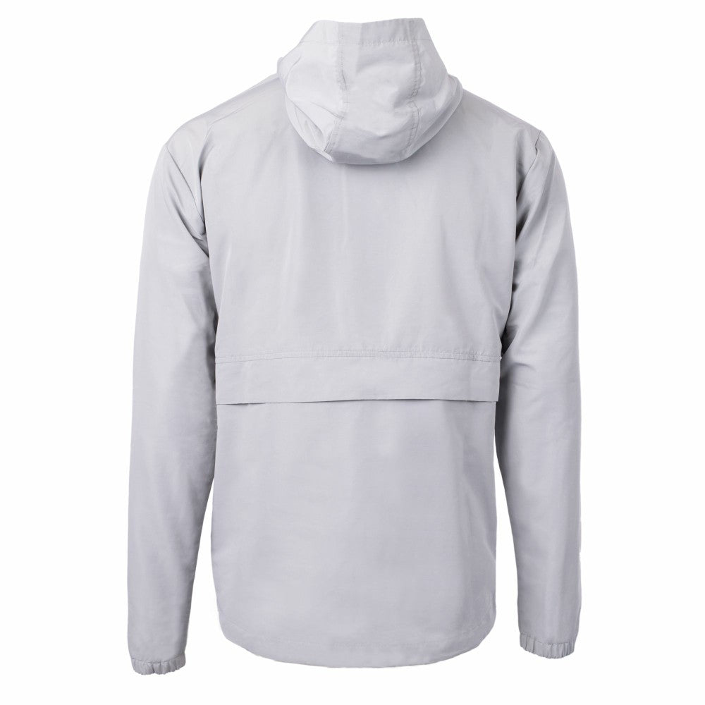 Milwaukee Brewers Cutter & Buck Charter Eco Recycled Half-Zip Anorak Jacket - Gray Jackets
