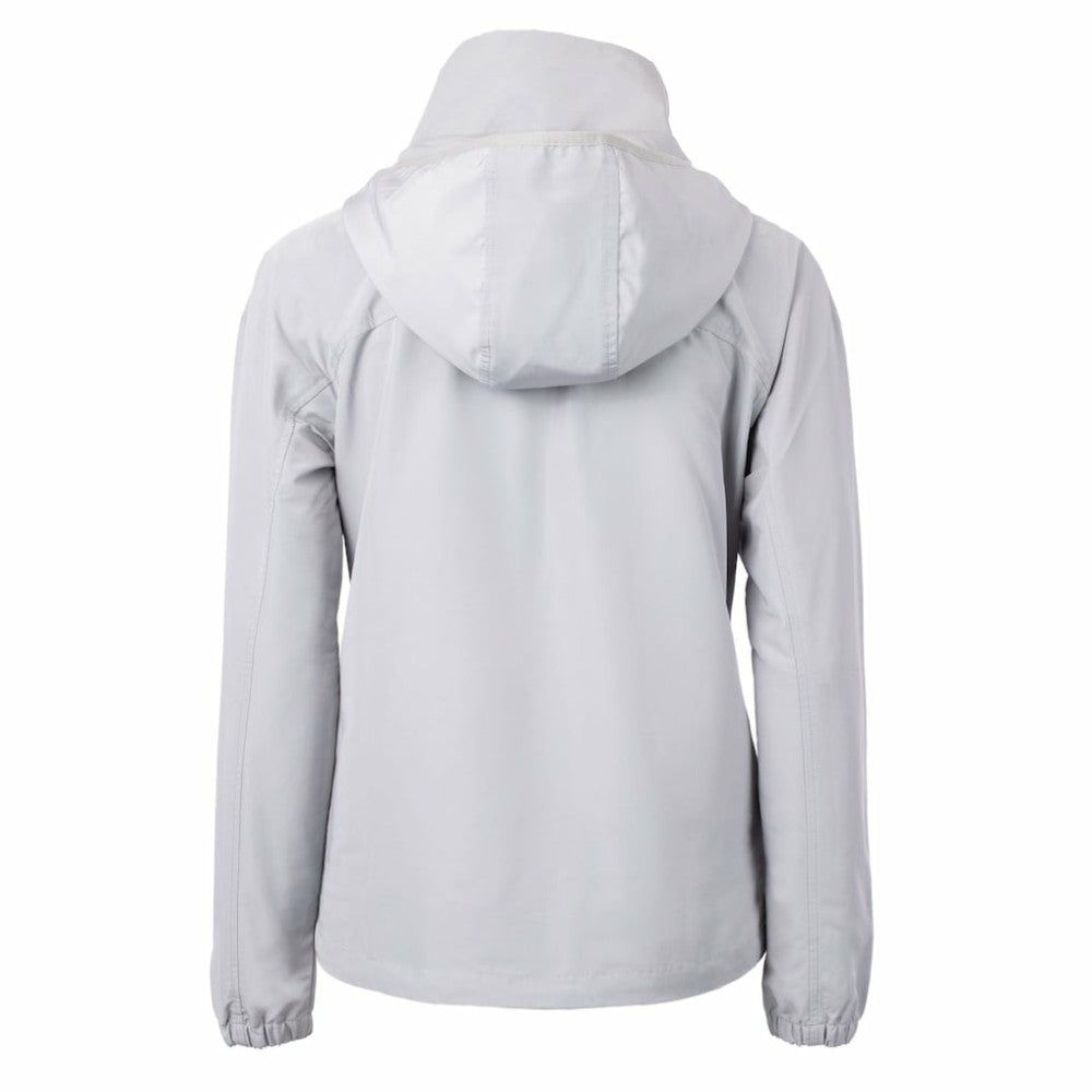 Detroit Tigers Cutter & Buck Women's Charter Eco Recycled Half-Zip Anorak Jacket - Gray Jackets