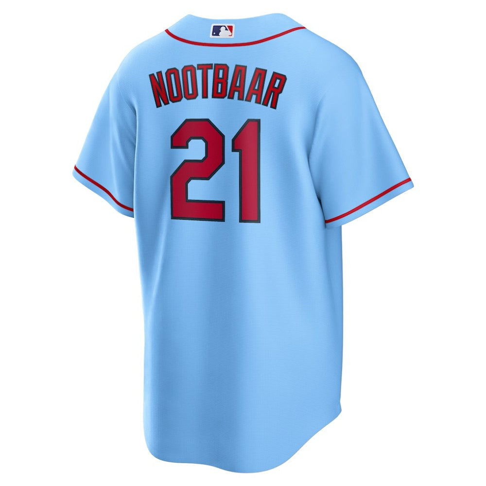 Lars Nootbaar St. Louis Cardinals Nike Alternate Replica Jersey - Light Blue Jerseys