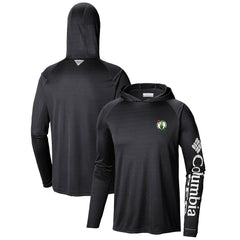 Boston Celtics Terminal Tackle Long Sleeve Hoodie T-Shirt Black