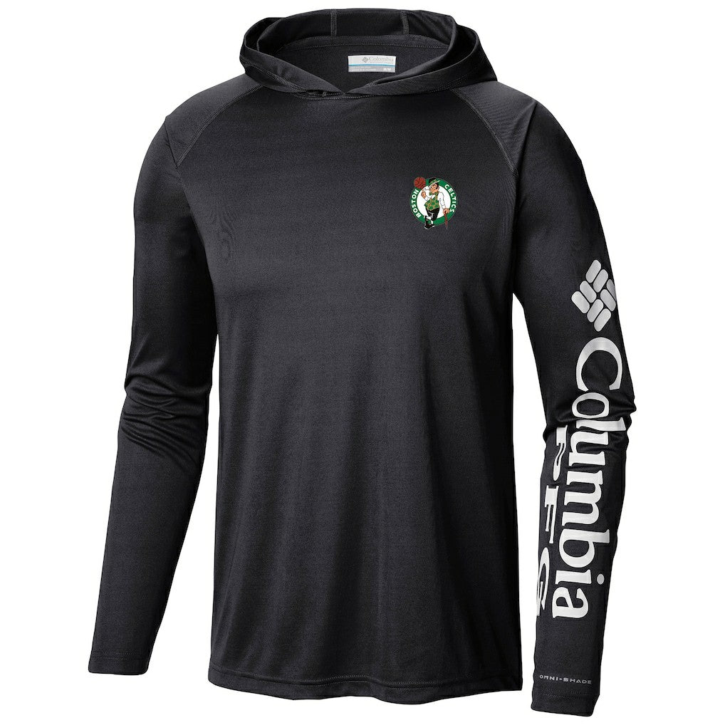 Boston Celtics Terminal Tackle Long Sleeve Hoodie T-Shirt Black