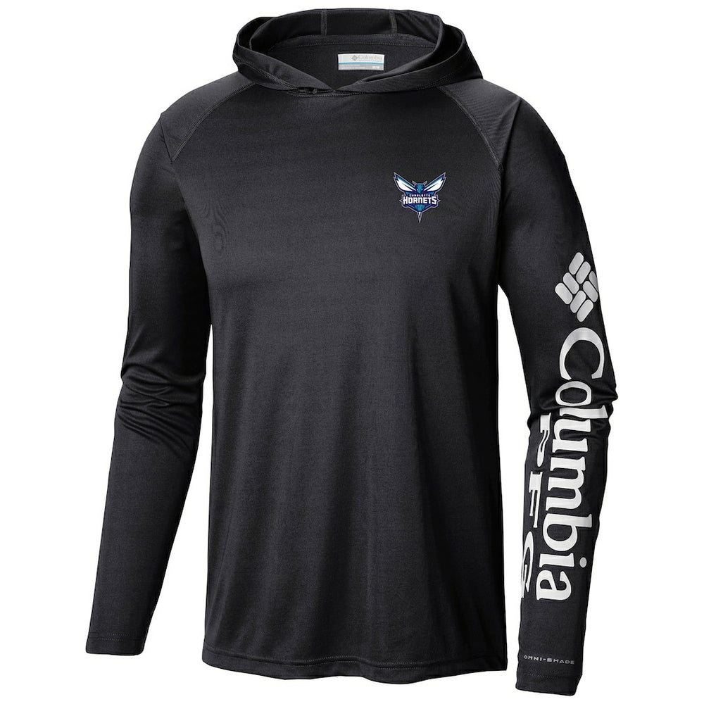 Charlotte Hornets Terminal Tackle Long Sleeve Hoodie T-Shirt Black