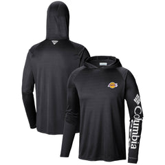 Los Angeles Lakers Terminal Tackle Long Sleeve Hoodie T-Shirt Black