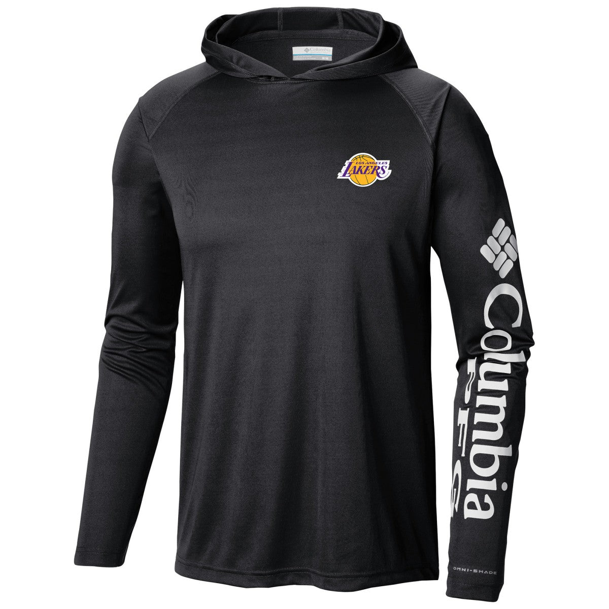 Los Angeles Lakers Terminal Tackle Long Sleeve Hoodie T-Shirt Black