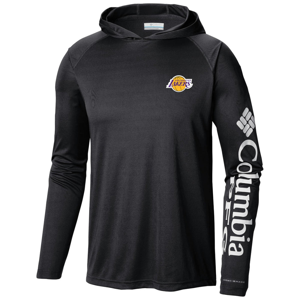 Los Angeles Lakers Terminal Tackle Long Sleeve Hoodie T-Shirt Black
