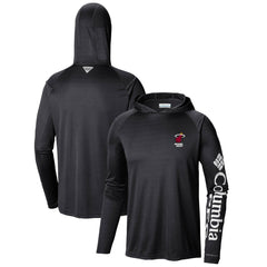 Miami Heat Terminal Tackle Long Sleeve Hoodie T-Shirt Black