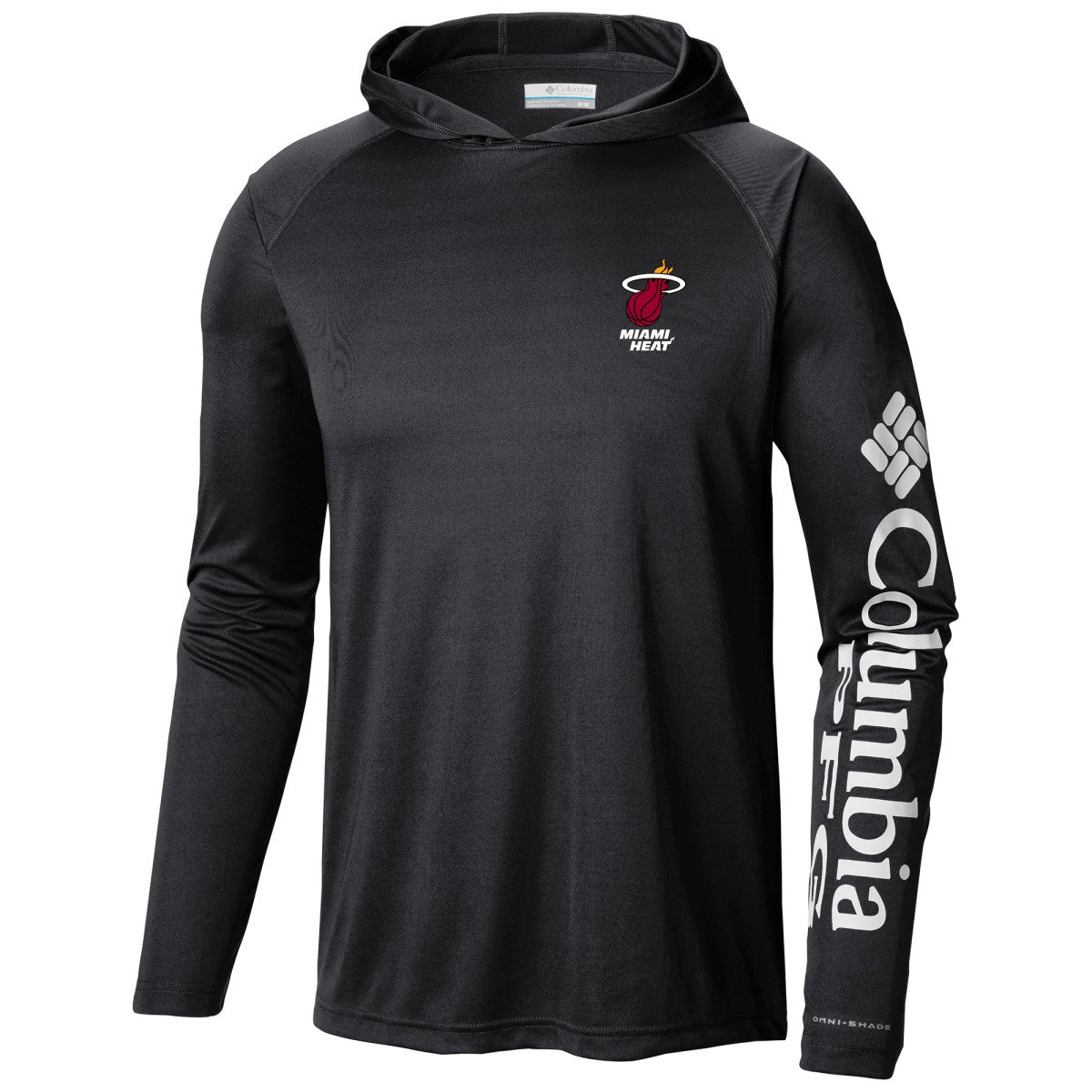 Miami Heat Terminal Tackle Long Sleeve Hoodie T-Shirt Black