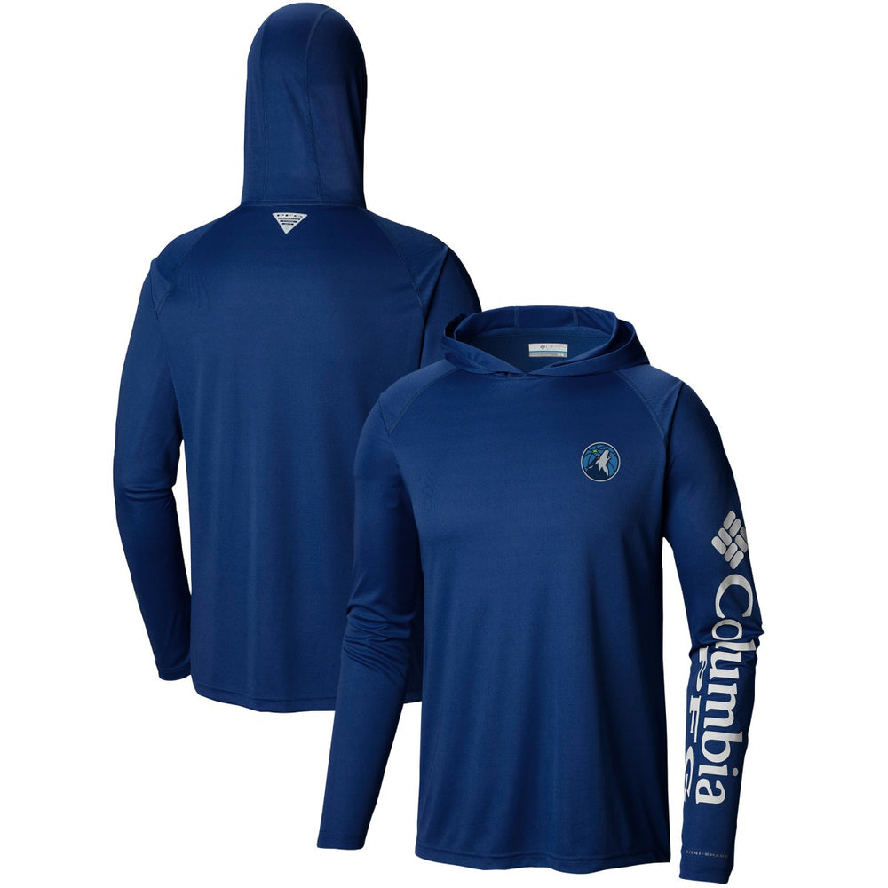 Minnesota Timberwolves Terminal Tackle Long Sleeve Hoodie T-Shirt Navy