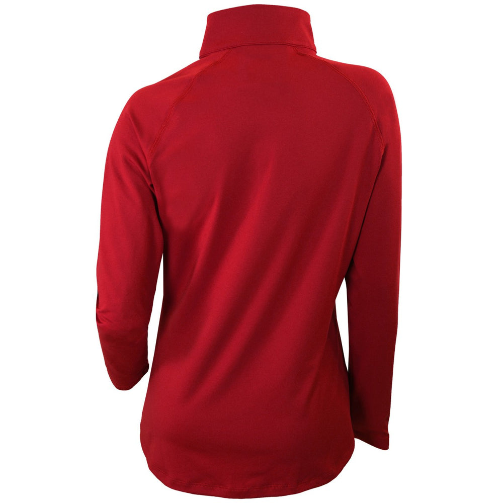 Miami Heat Women's Omni-Wick Outward Nine Quarter-Zip Pullover Top Red