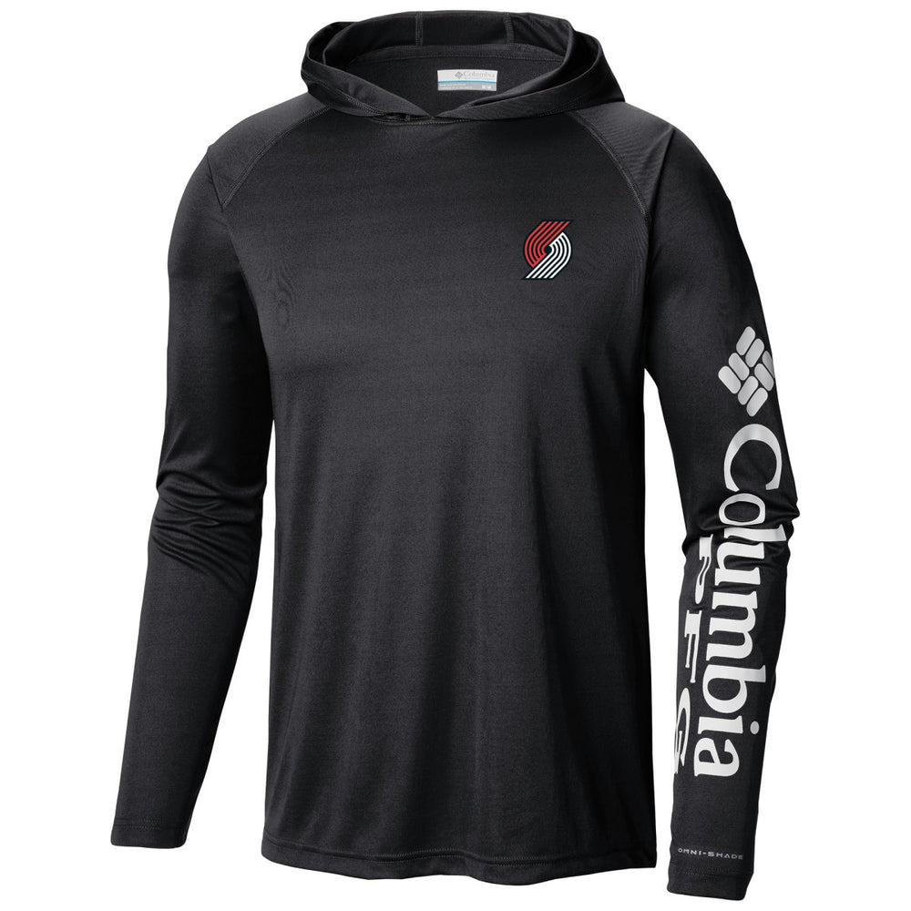 Portland Trail Blazers Terminal Tackle Long Sleeve Hoodie T-Shirt Black