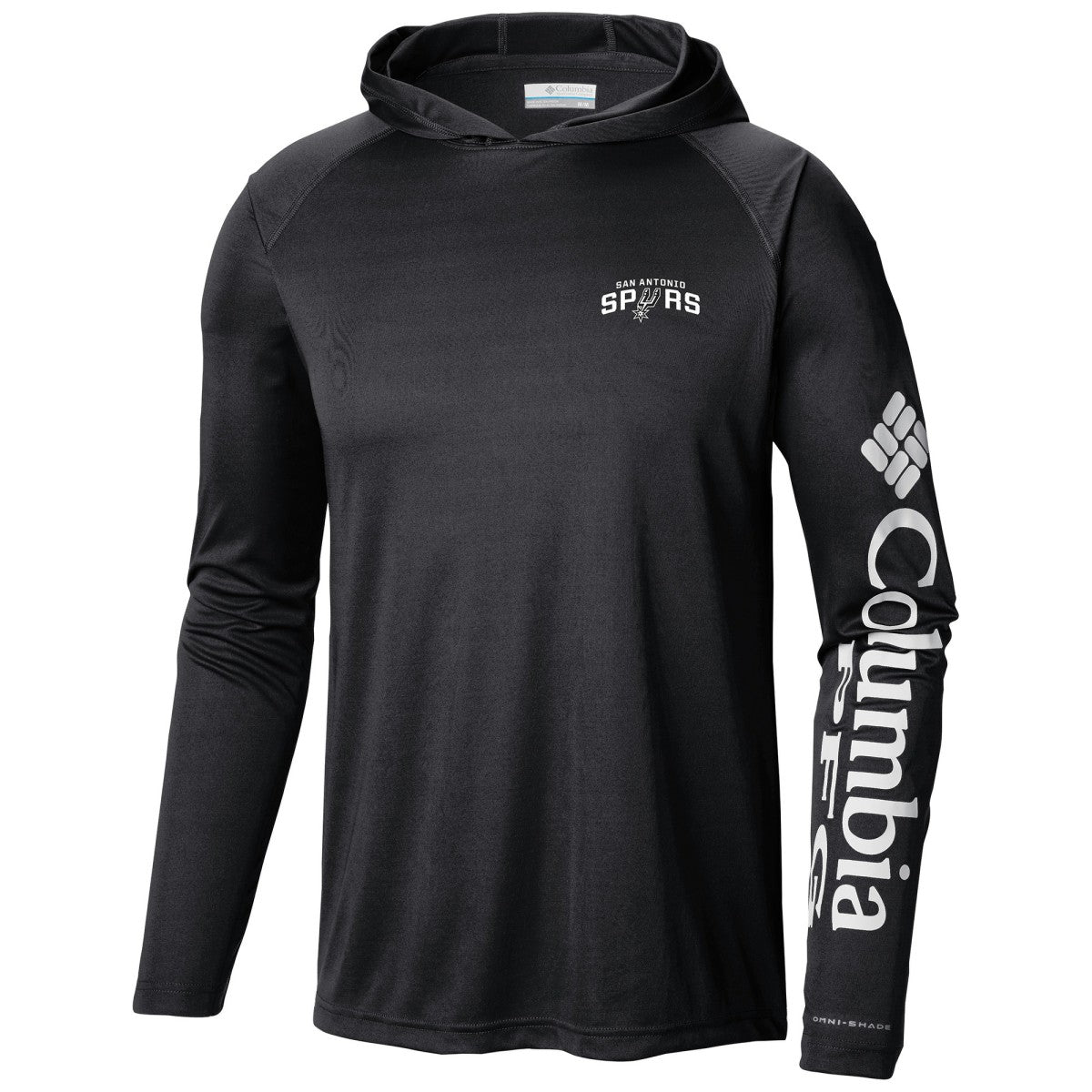 San Antonio Spurs Terminal Tackle Long Sleeve Hoodie T-Shirt Black