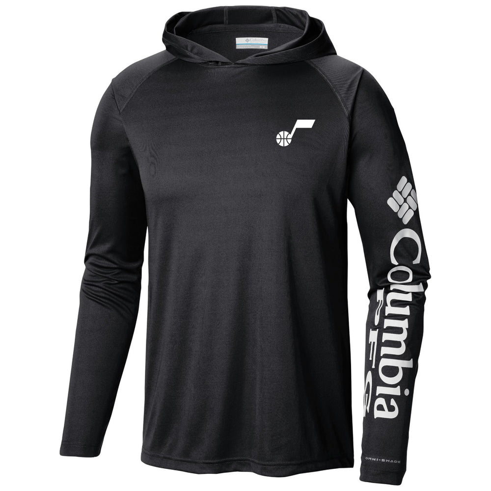 Utah Jazz Terminal Tackle Long Sleeve Hoodie T-Shirt Black