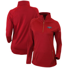 New Orleans Pelicans Women's Omni-Wick Outward Nine Quarter-Zip Pullover Top Red