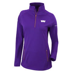 Sacramento Kings Women's Omni-Wick Outward Nine Quarter-Zip Pullover Top Purple