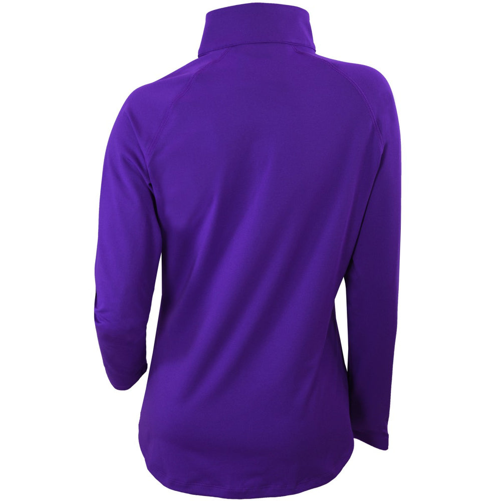 Sacramento Kings Women's Omni-Wick Outward Nine Quarter-Zip Pullover Top Purple