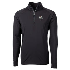 Arizona Cardinals Cutter & Buck Helmet Adapt Eco Knit Stretch Recycled Quarter-Zip Pullover Top Black