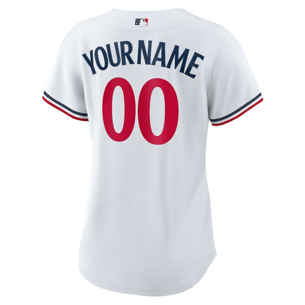 Minnesota Twins Nike Women's Home Replica Custom Jersey - White Jerseys