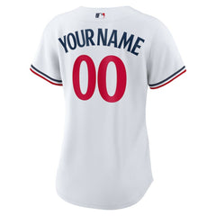 Minnesota Twins Nike Women's Home Replica Custom Jersey - White Jerseys