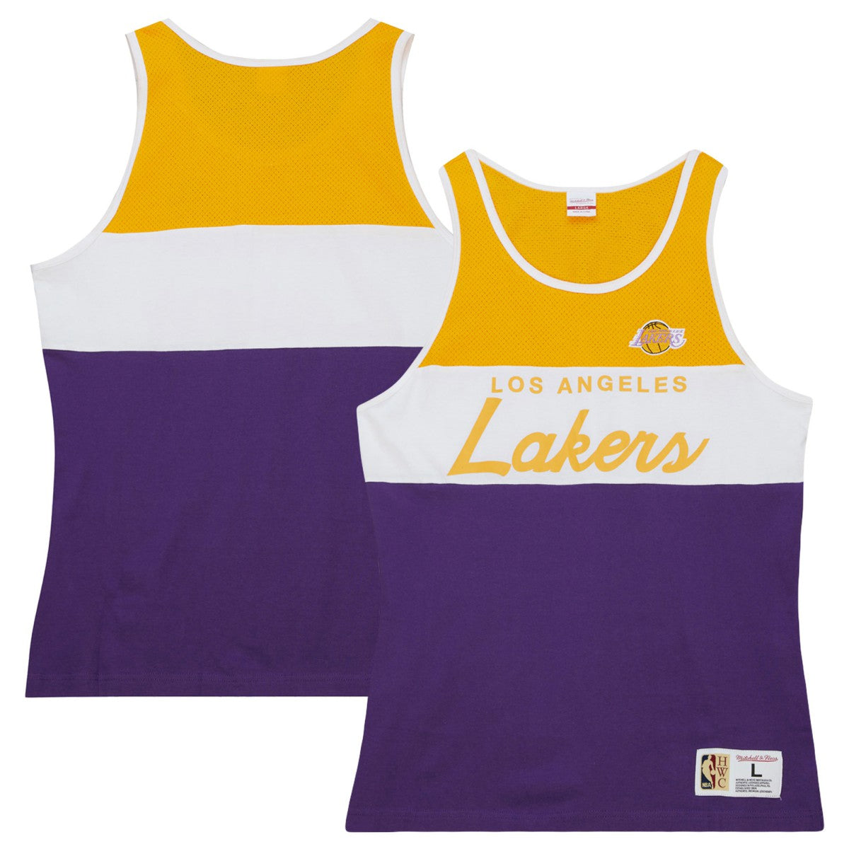 Los Angeles Lakers Special Script Tank Top Purple