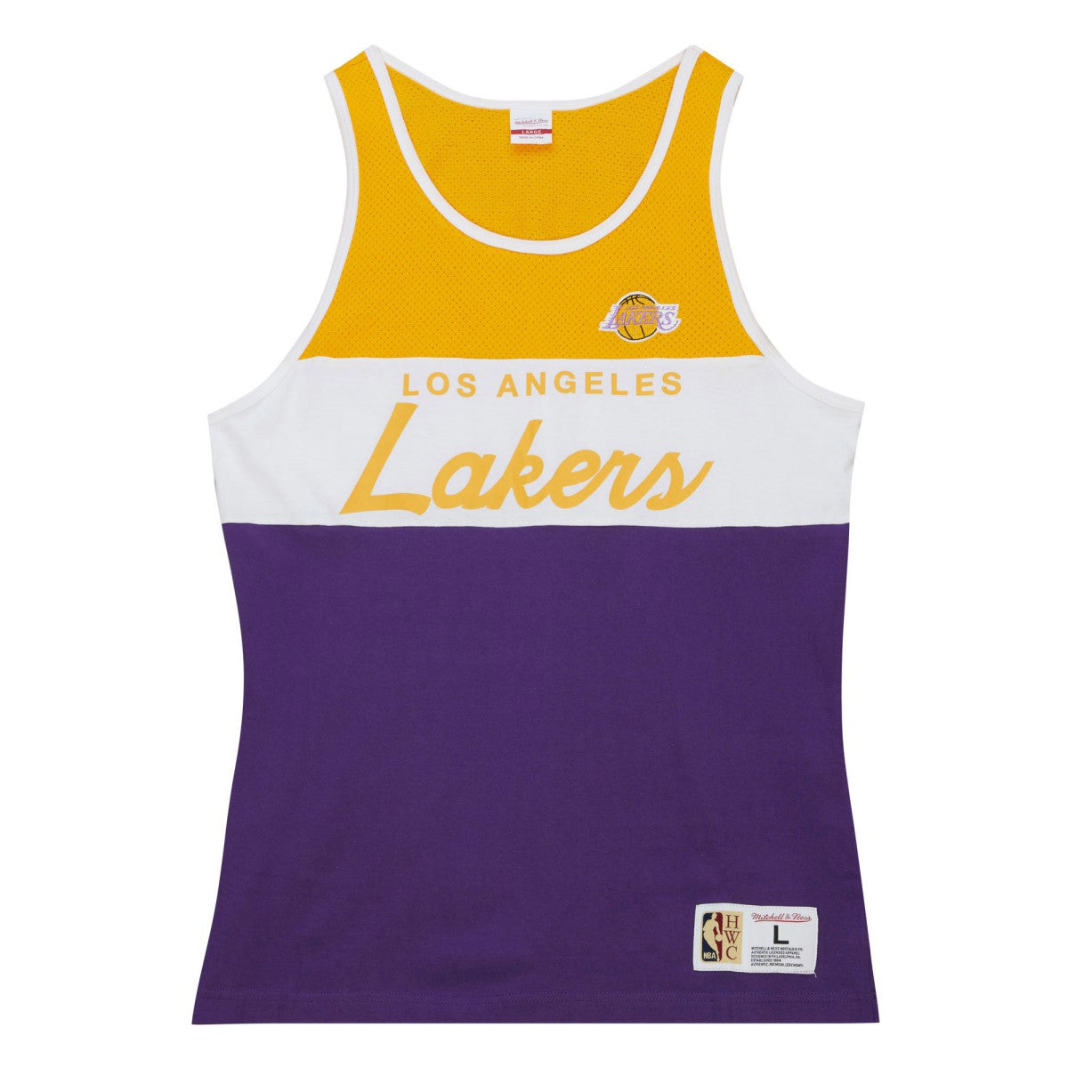Los Angeles Lakers Special Script Tank Top Purple